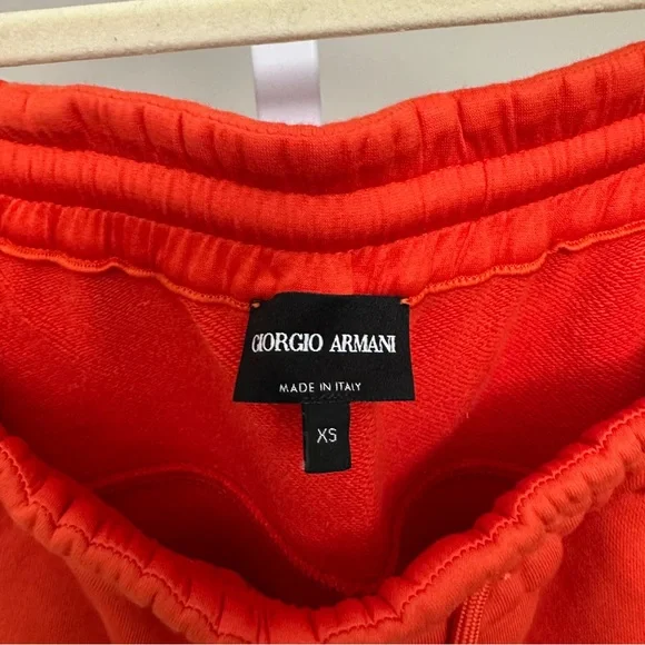 GIORGIO ARMANI OVERISZE COTTON SHORTS XS